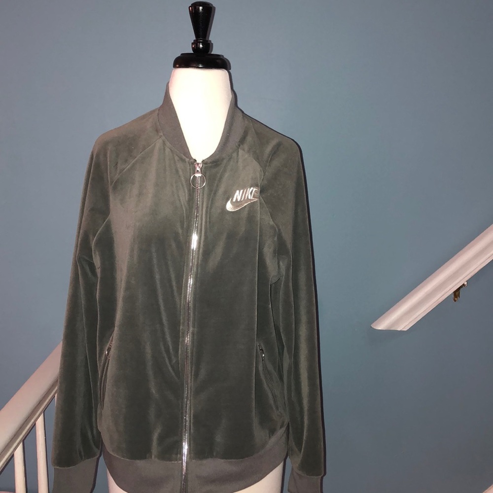 Nike Women’s Zip Front Velour Jacket